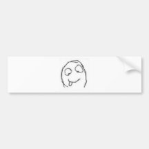 Herp Derp ursinnetecknad Bildekaler