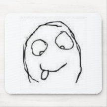 Herp Derp ursinnetecknad Mus Matta