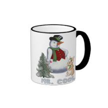 Herr coola - snögubbe kaffe koppar