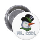 Herr coola - snögubbe knapp