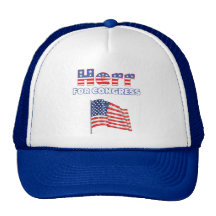 Herr för patriotisk amerikanska flaggan för kongre trucker kepsar