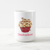 Herr Mustached muffin Kaffe Mugg