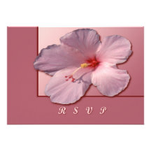 Hibiskus Anpassade Inbjudningskort