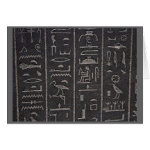 hieroglyphs tackar dig att card kort