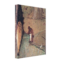 Hieronymus Bosch - St Christopher specificerar Canvastryck