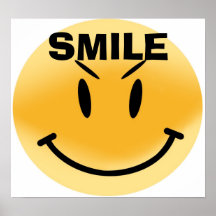 highres_smiley_str LEENDE Affisch