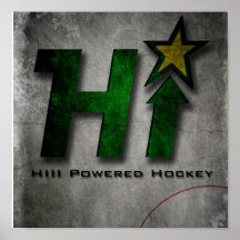 Hiii drev hockeyaffischen