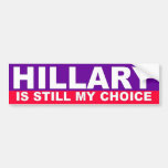 Hillary är stilla mitt primat bildekal