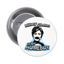 Hillary Clinton är min homeboy Knapp Med Nål