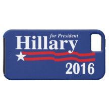 Hillary Clinton för fodral 2016 för presidentiPhon iPhone 5 Case-Mate Skydd