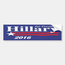 Hillary för den presidentbildekalet 2016