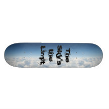 Himmel begränsa skateboard decks