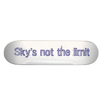 Himmel inte begränsaskateboarden