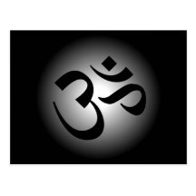 Hinduisk OM - Meditationsymbol Vykort