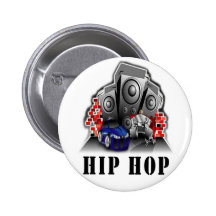 Hip hop knäppas knapp med nål