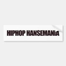 hiphop hansemaniaklistermärke bildekaler