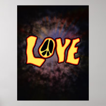 Hippiekärlektryck Print