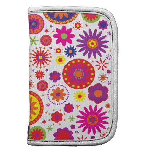 Hippy regnbågeblommor personlig almanacka av folio