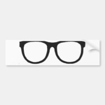 Hipster Bildekal