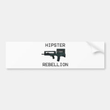 Hipsterrevolt Bildekal