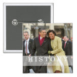 HISTORIA: President Barack och Michelle Obama Knapp