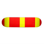 (Historiska) Alba Iulia, religiös flagga Skateboard