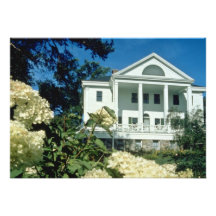 historiskt Uniacke för vit hus, Nova Scotia blommo Skräddarsydda Inbjudan