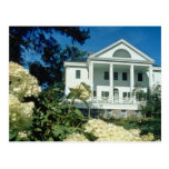 historiskt Uniacke för vit hus, Nova Scotia blommo Vykort