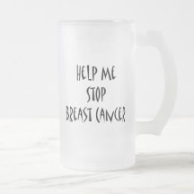 Hjälp mig att stoppa bröstcancer kaffe muggar