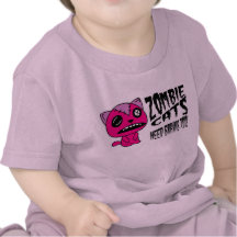 hjärnor för zombiekattbehov för! tee shirts