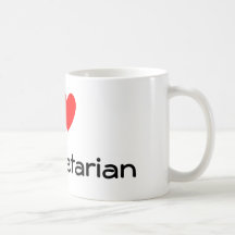 Hjärta I, min vegetarian Kaffe Kopp