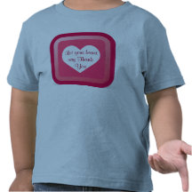 hjärta tackar dig litet barnskjortan t shirt