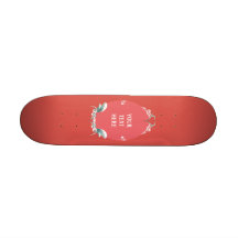 HJÄRTA VINKAR EMBLEMEN ANPASSAD SKATE BOARD