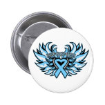 Hjärta Wings.png för gravsjukdommedvetenhet Nål