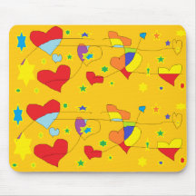 hjärtaanslutning Mousepad Musmattor