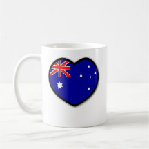 HjärtaAustralien mugg