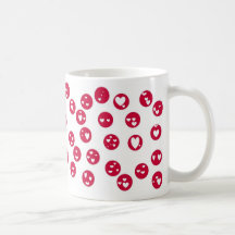 Hjärtabehovshjärtor Kaffe Mugg