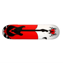 Hjärtor avfyrar på skateboarden