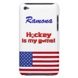 Hockey är min lek! - U.S.-flagga/personifierar iPod Case-Mate Fodral