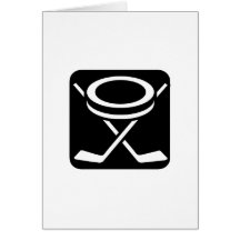 Hockey Hälsnings Kort