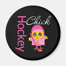 Hockeychick Kylskåpsnagnet