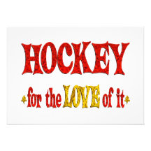 Hockeykärlek Personliga Inbjudan