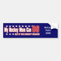 Hockeymamma vs. gemenskaporganisatör bildekal