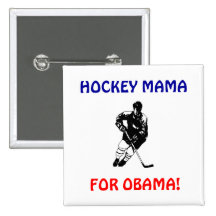 HOCKEYMAMMOR, FOR OBAMA KNÄPPAS PINS