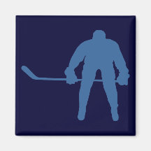 HockeySilhouettemagnet Kylskåpmagneter