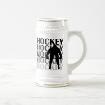 HockeySilhouetteT-tröja och gåvor Muggar