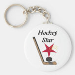 Hockeystjärna Nyckelringar