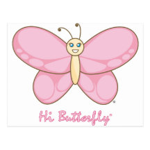 Hög Butterfly® vykort