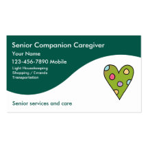 Höga Caregivervisitkortar