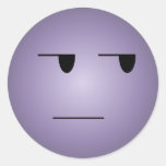 Höger Smiley för lilor Yeah Klistermärke